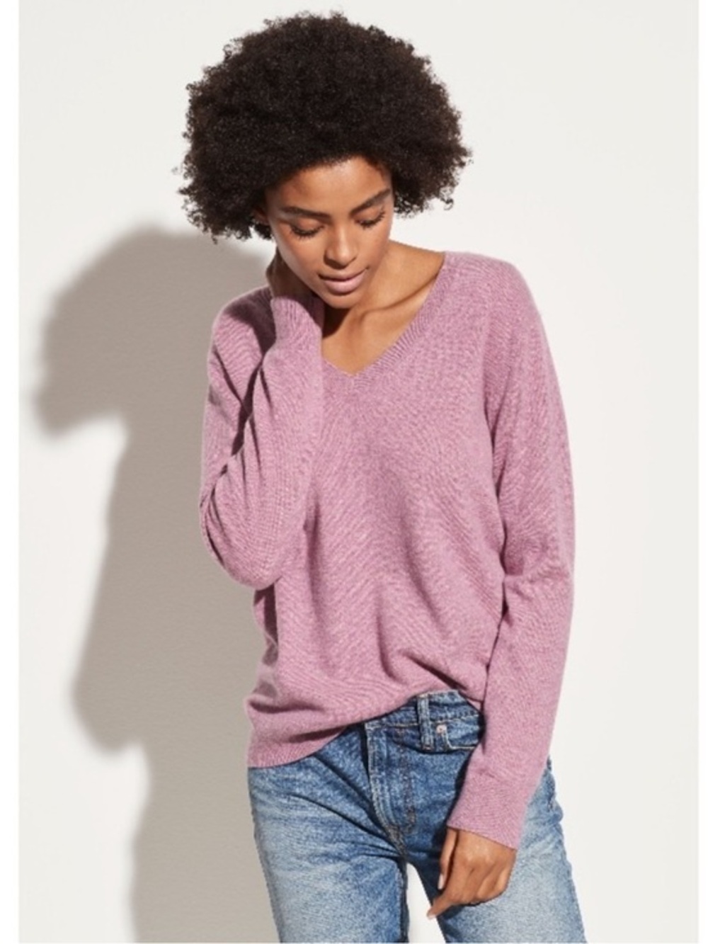 Vince Weekend V-neck Cashmere Sweater